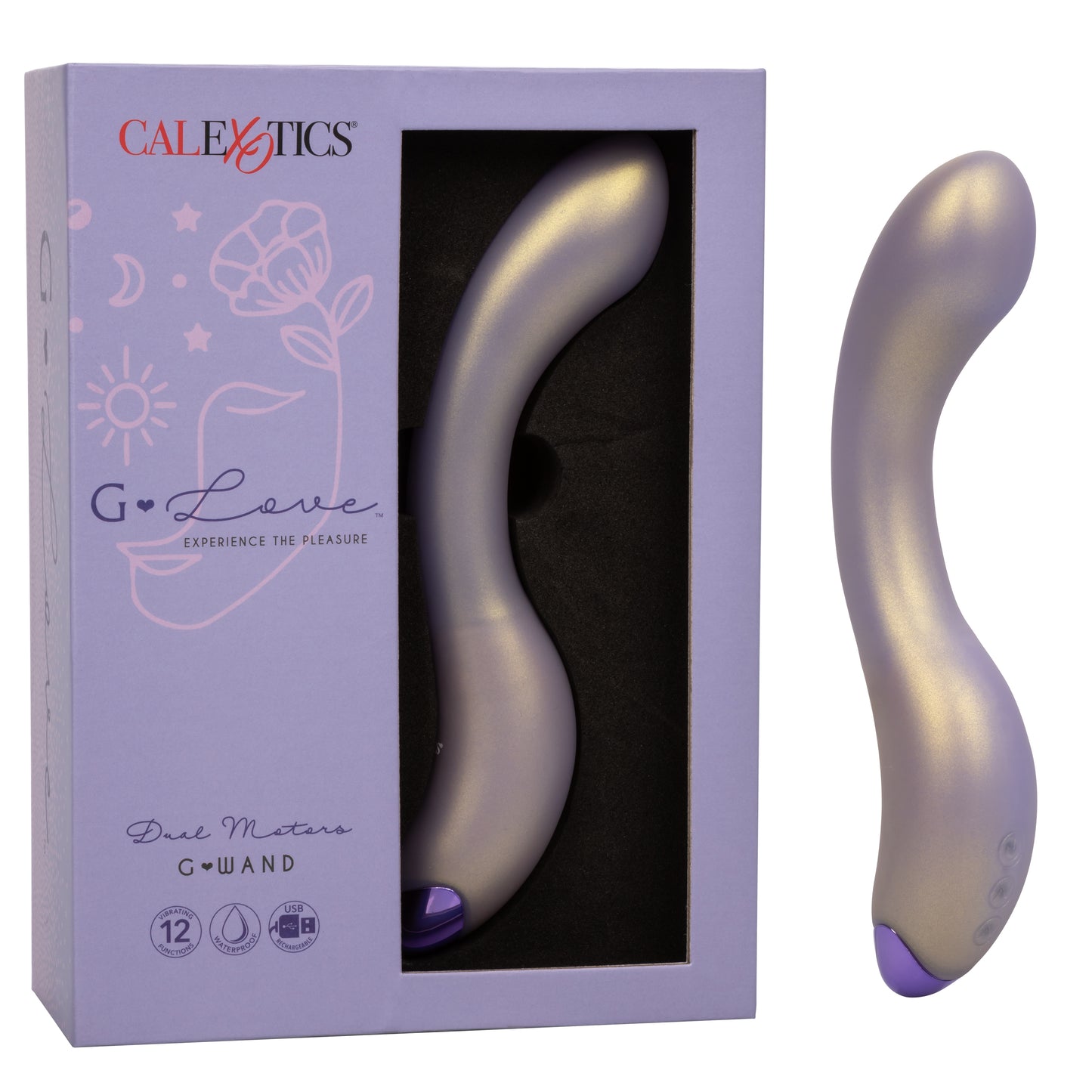 CalExotics G-Love G-Wand Vibrating Massager – Purple