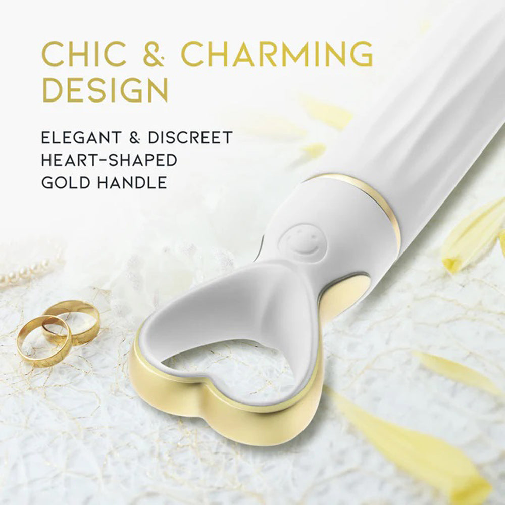 Blush Delice Heartthrob Vibrator – White – 10 Vibration Modes