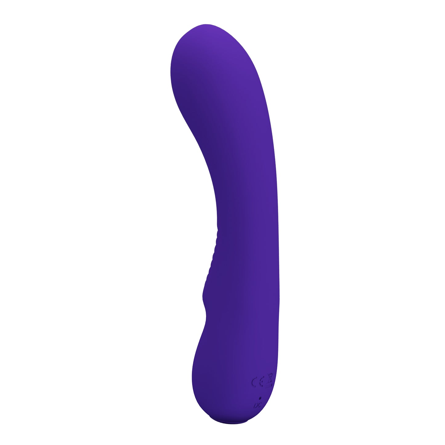 Pretty Love Matt Super Soft Silicone Vibrator - Purple - 12 Vibration Functions