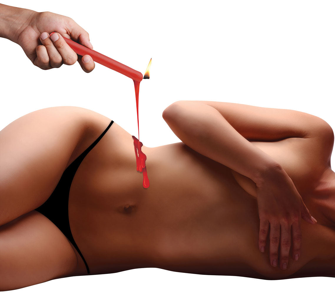Fetish Drip Candles 3pk – Red – Paraffin Wax for Sensation Play