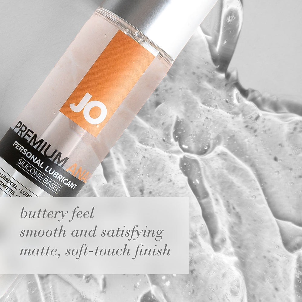 JO Premium Anal Silicone-Based Lubricant 2 oz – Clear