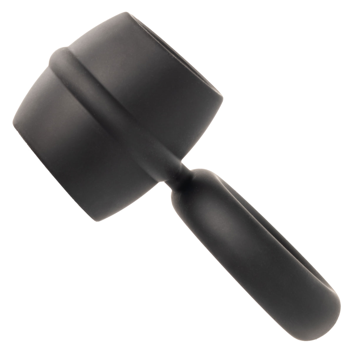 CalExotics Alpha Liquid Silicone Dual Support Magnum Ring – Black