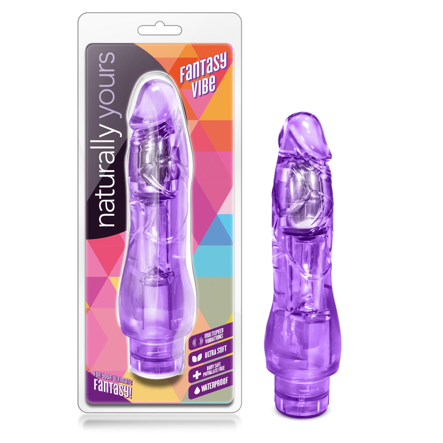 Blush Fantasy Vibe - Purple Bendable Vibrator with Multi-Speed Function