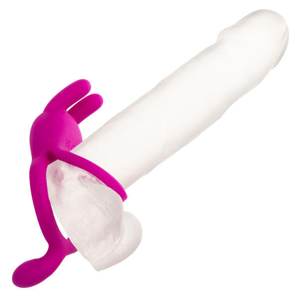 CalExotics Closer Intimate Rechargeable Ring Touch - Pink - Dual-Motor Couples Enhancer