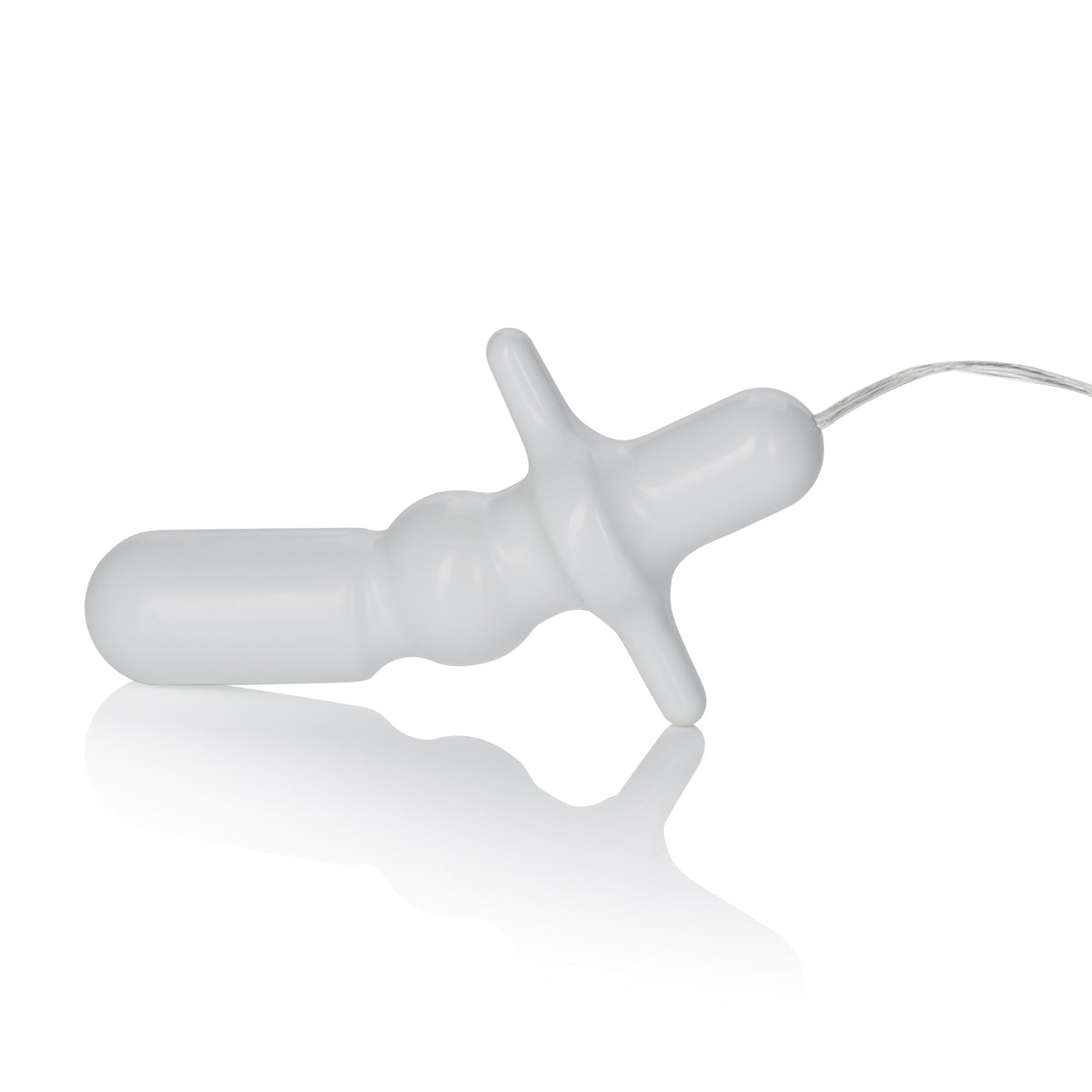 CalExotics Pocket Exotics Ivory Anal-T Vibe - Multi-Speed Vibrator - White