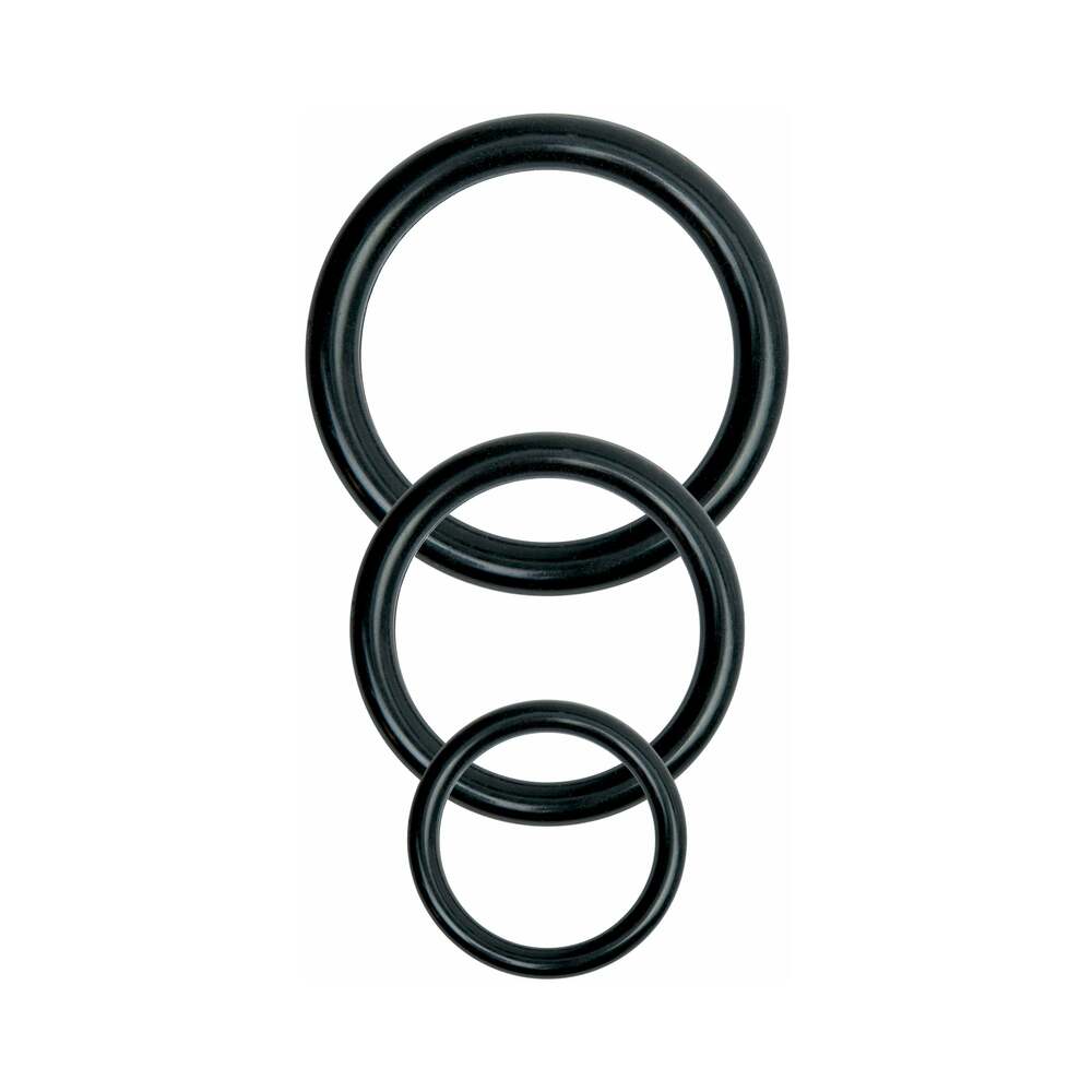 Pipedream BASIX Universal Harness Plus Size – Black – Adjustable with Silicone Rings