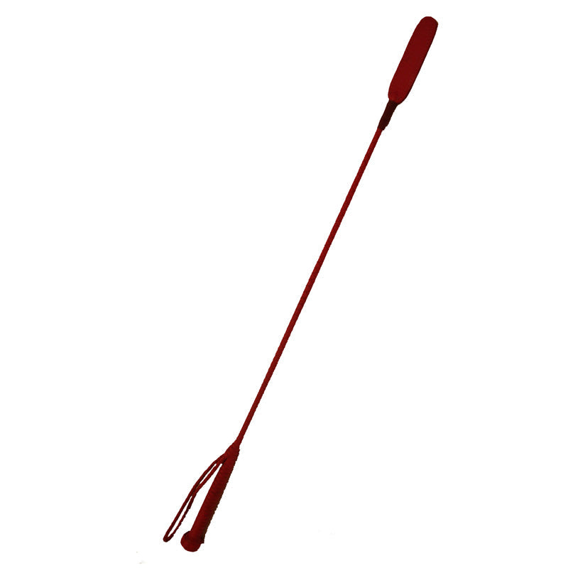 Ruff Doggie Styles Red Herringbone Crop – Leather Crop for Tickling and Smacking