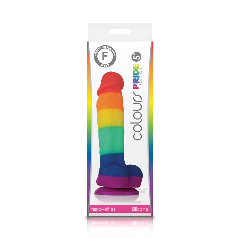 NS Novelties Pride Edition Dildo - 5 Inch - Rainbow