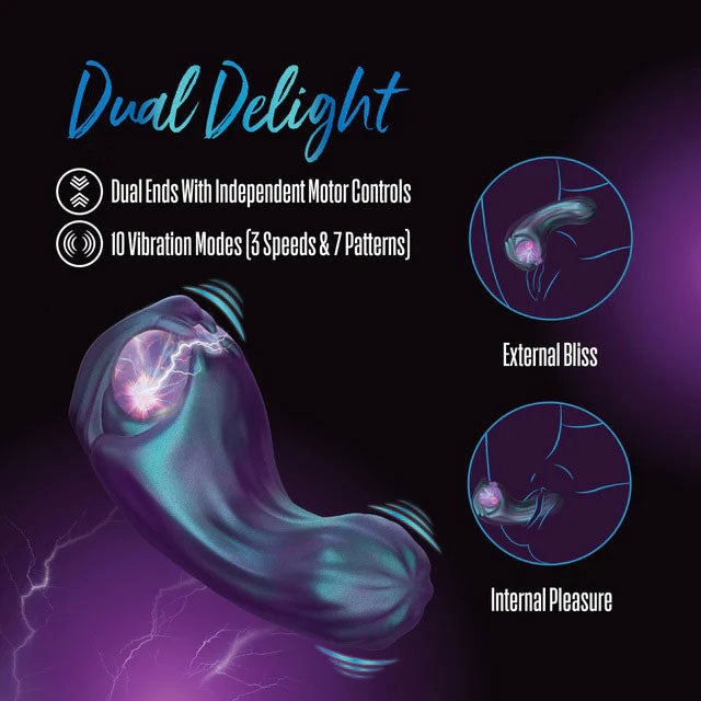 Blush Temptasia Viper Dual-Ended Vibrator with 10 Vibration Modes – Multi Color