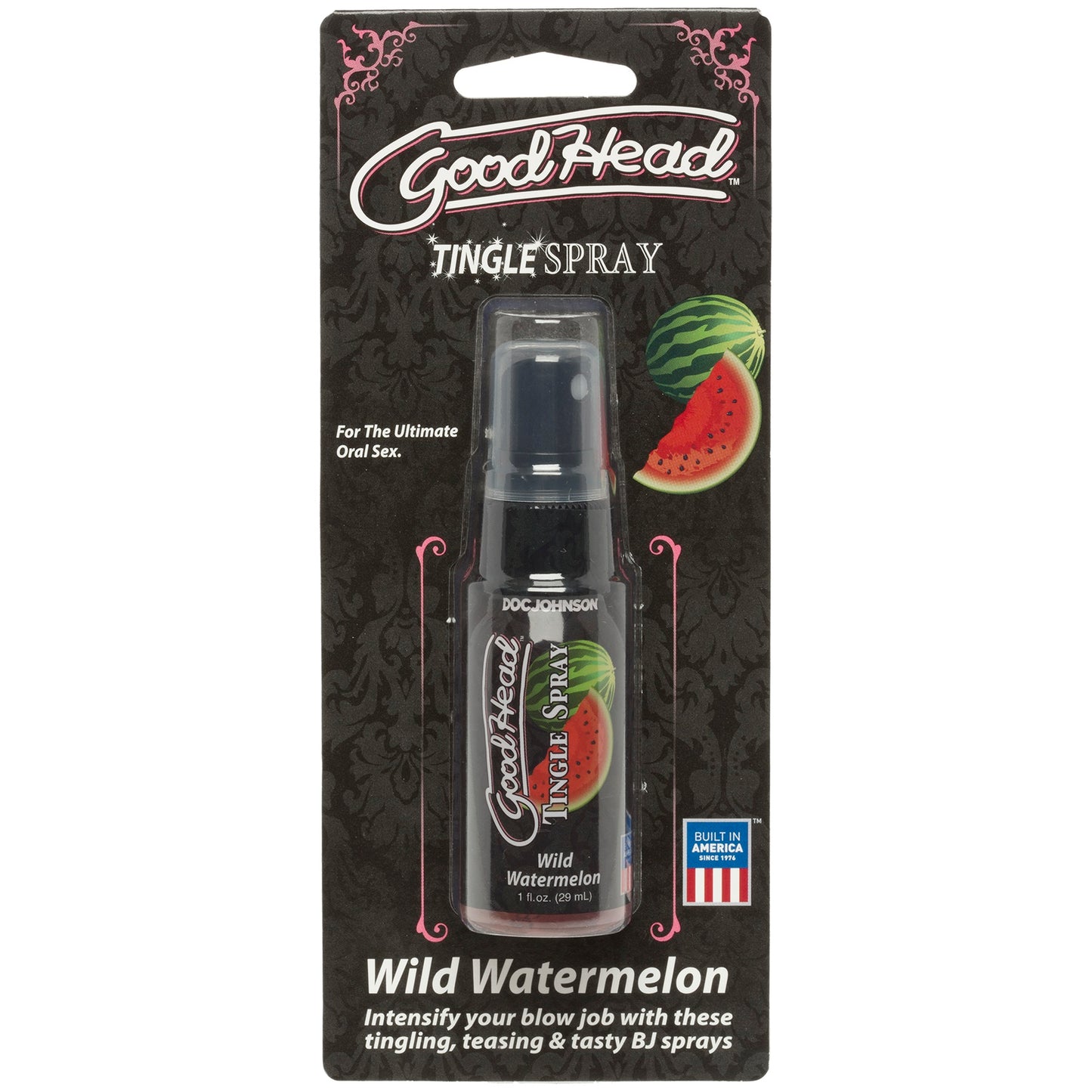 Doc Johnson Goodhead Tingle Spray – Wild Watermelon Flavor – 1 Fl. Oz.