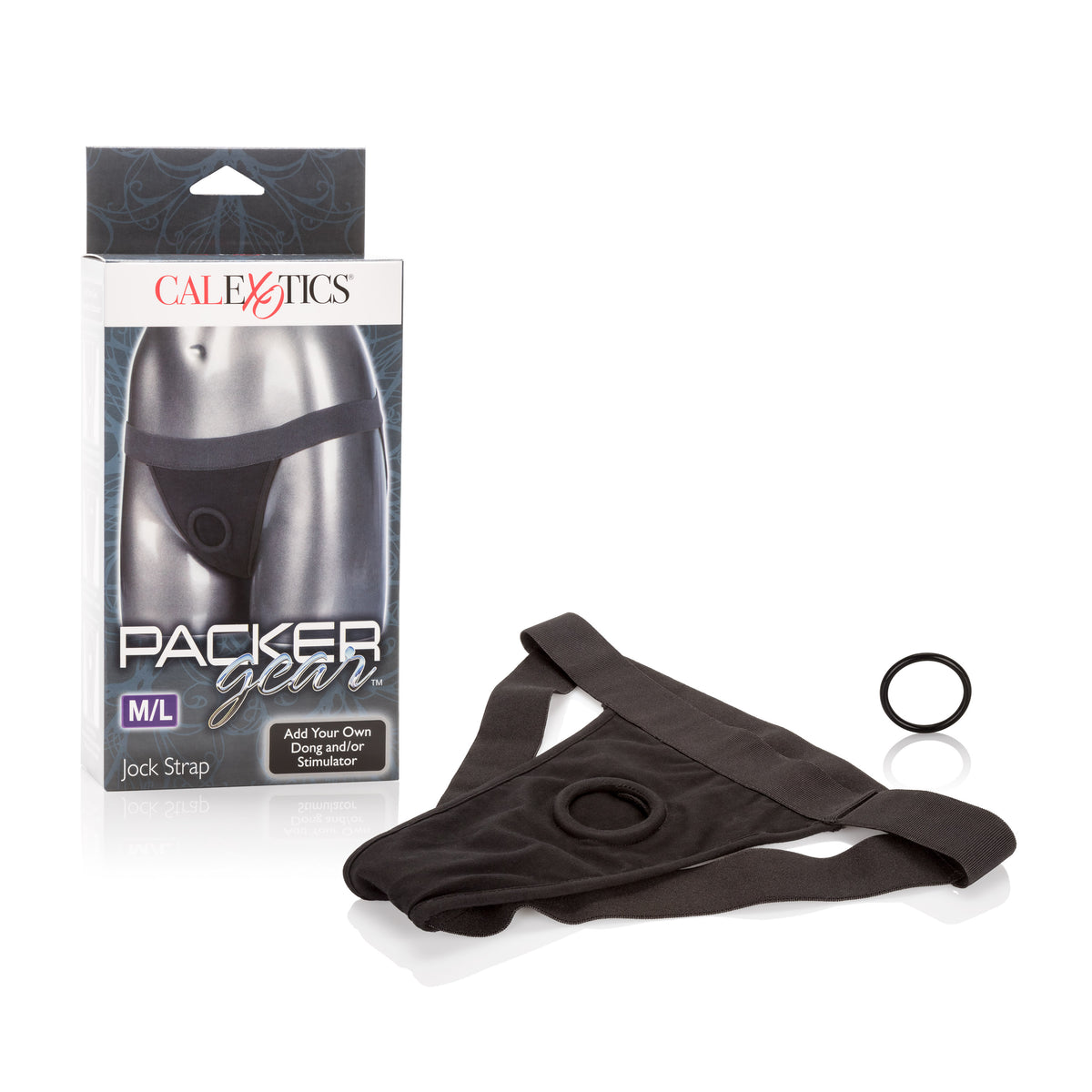Packer Gear Jock Strap - M/L - Black - Comfortable and Supportive Design