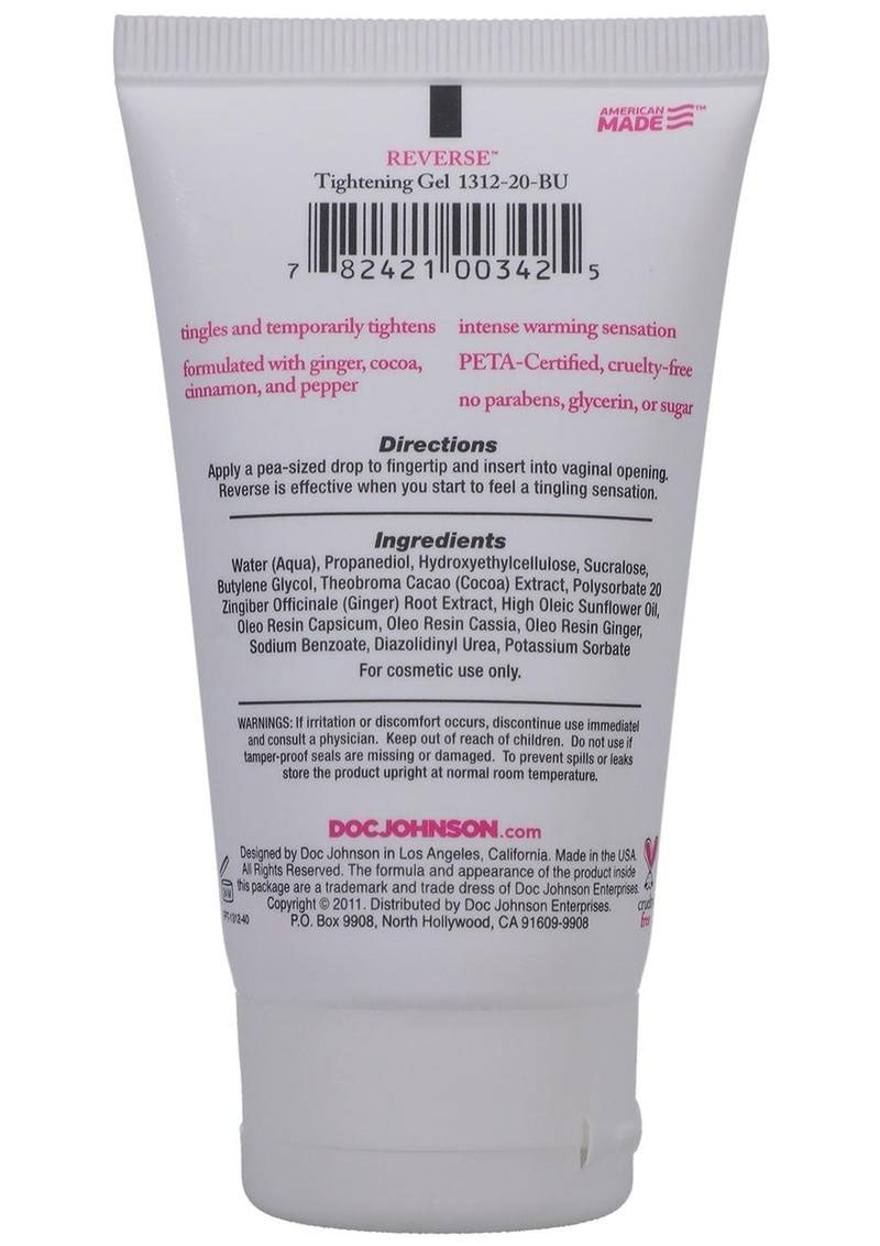 Doc Johnson Reverse Tightening Gel for Women - 2 Oz - Toning and Tightening