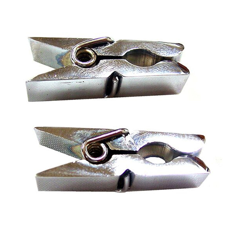 Rouge Garments Nipple Pegs - Metal - Silver/Steel/Chrome