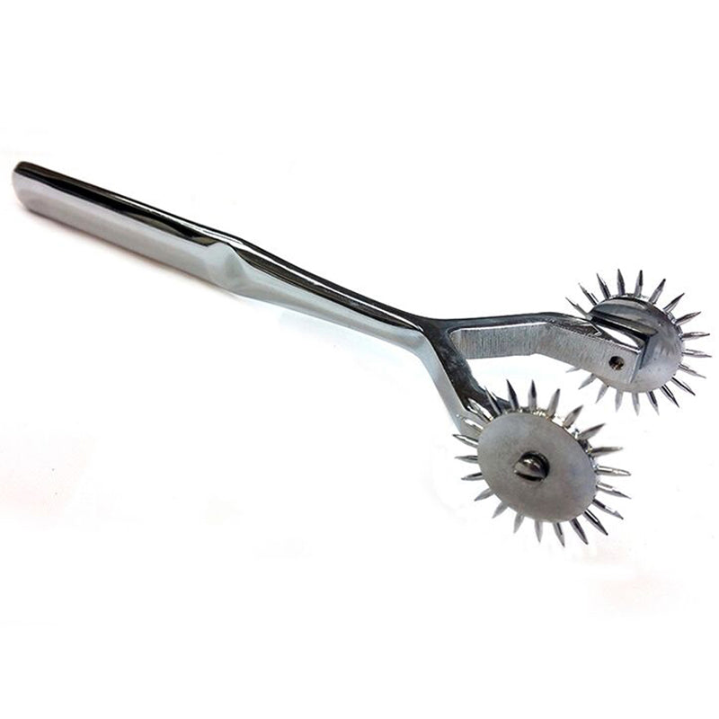 Rouge Garments Rouge 2 Prong Pinwheel - Sensory Stimulation Device - Silver