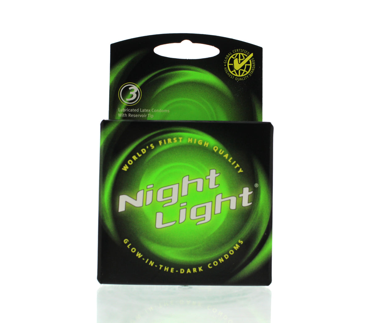 Paradise Marketing Night Light Glow-in-the-Dark Condoms - 3 Pack