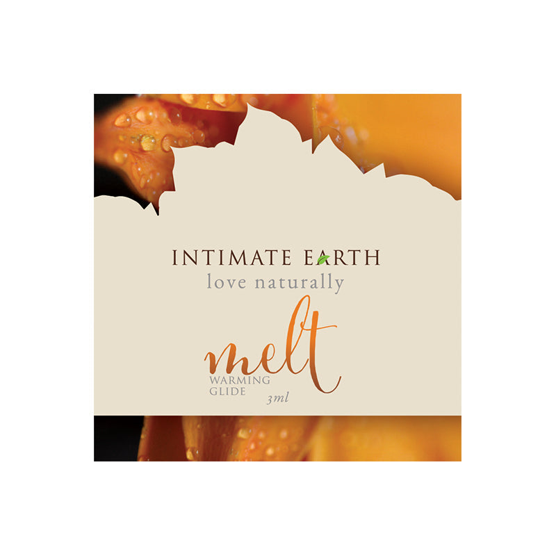 Intimate Earth Melt Warming Glide – 3 ml Foil – Clear