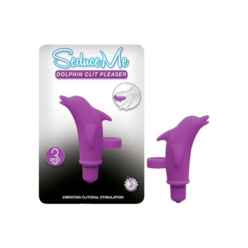 Nasstoys Seduce Me Dolphin Clit Pleaser – 3 Speed Waterproof – Purple