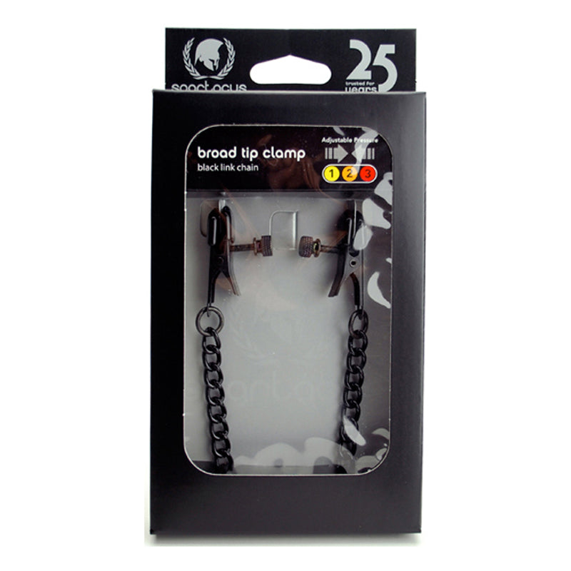 Spartacus Classic Adjustable Nipple Clamps – Black