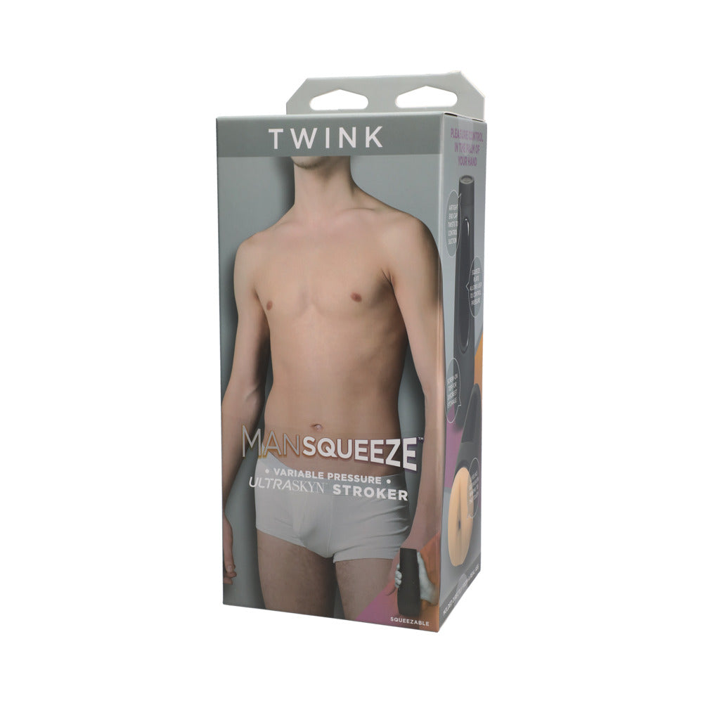 Doc Johnson Man Squeeze Twink Ass Masturbator – Vanilla