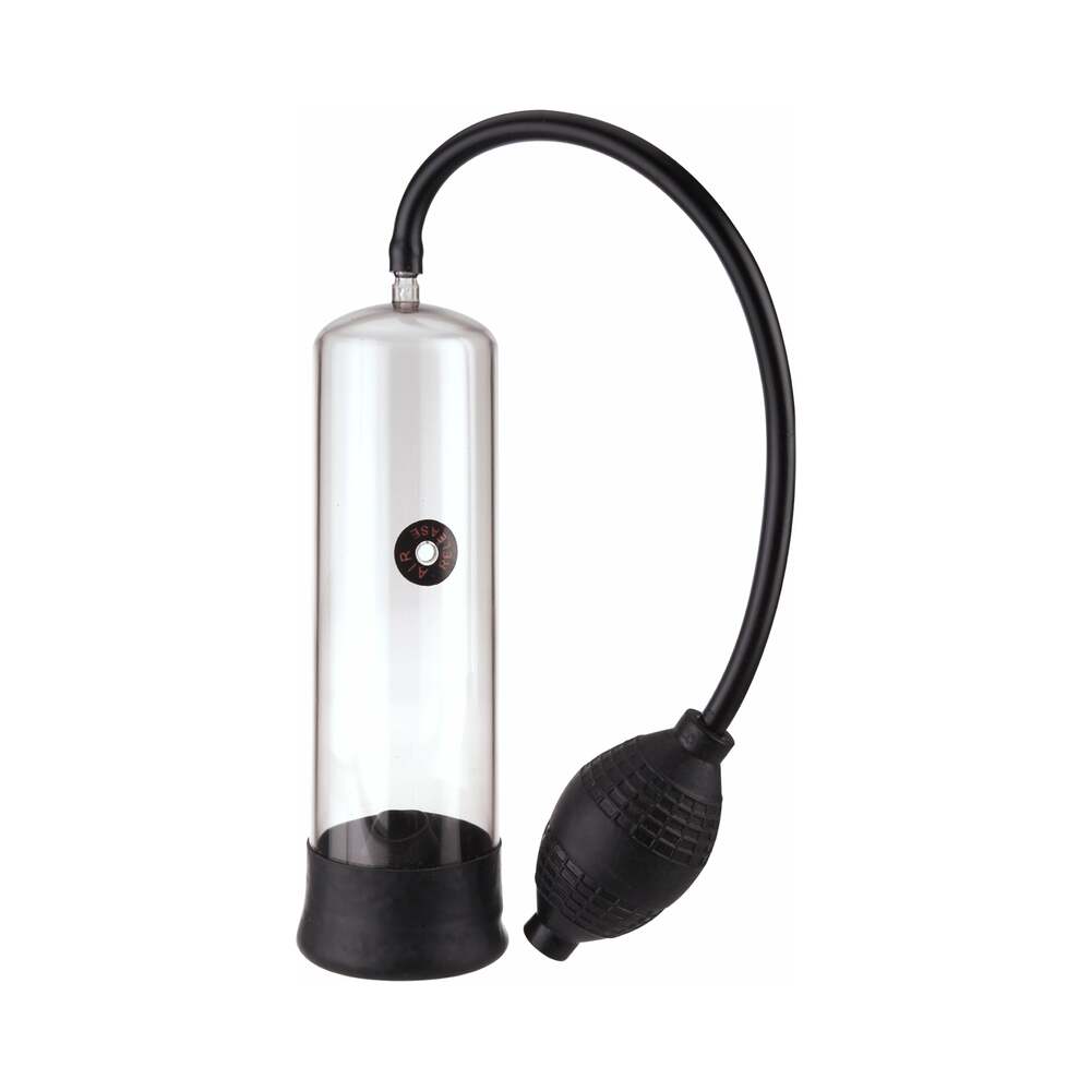 Pipedream Potent Developer Penis Pump – Clear/Black
