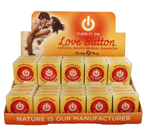 Earthly Body Love Button Arousal Balm - 30 Piece Display