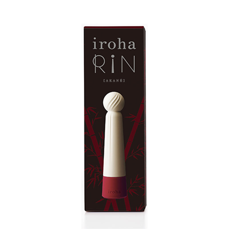 iroha RIN Akane Insertable Vibrator with Soft-Touch Silicone – Wine Red