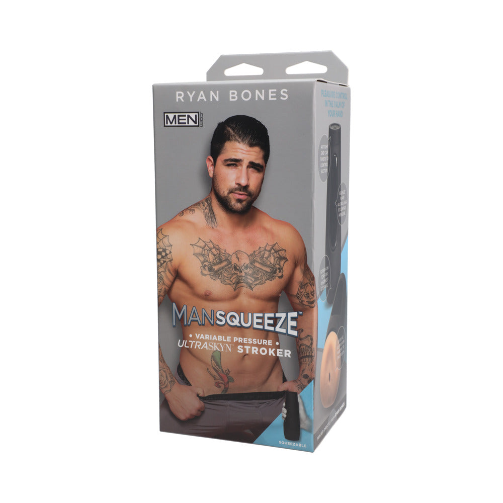 Doc Johnson Ryan Bones Man Squeeze ULTRASKYN Stroker - Vanilla
