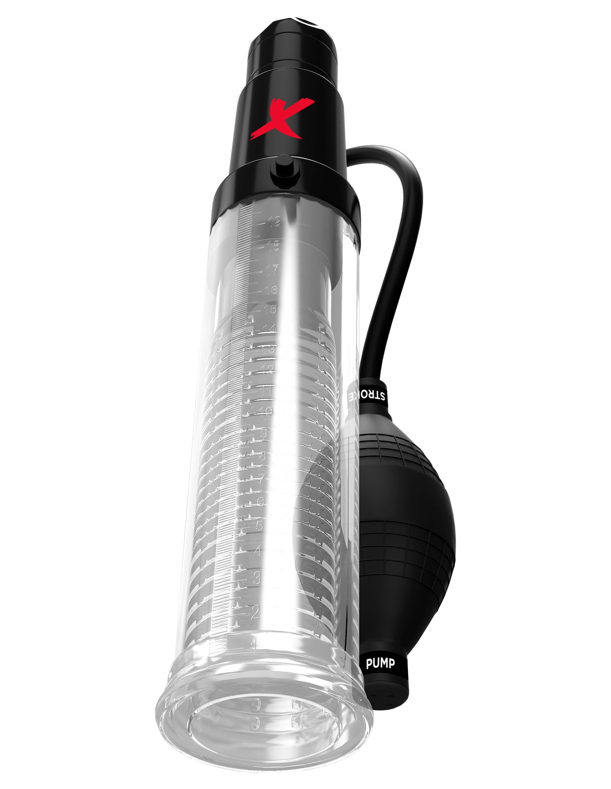 Pipedream PDX Elite Suck-N-Pump Stroker - Multi-Function Erection Pump and Masturbation Stroker - Black