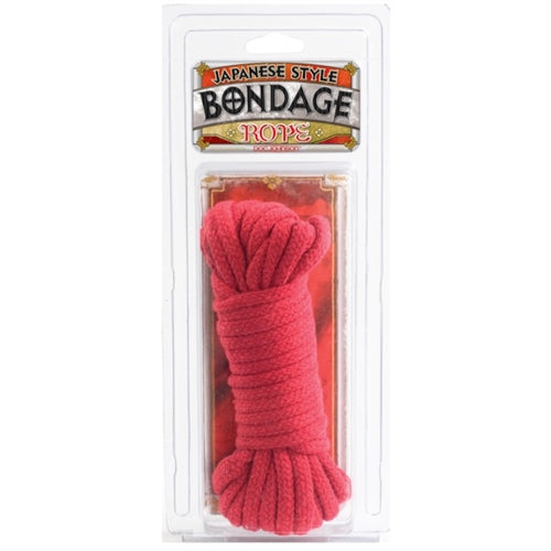 Doc Johnson Cotton Bondage Rope – 32 Feet – Red