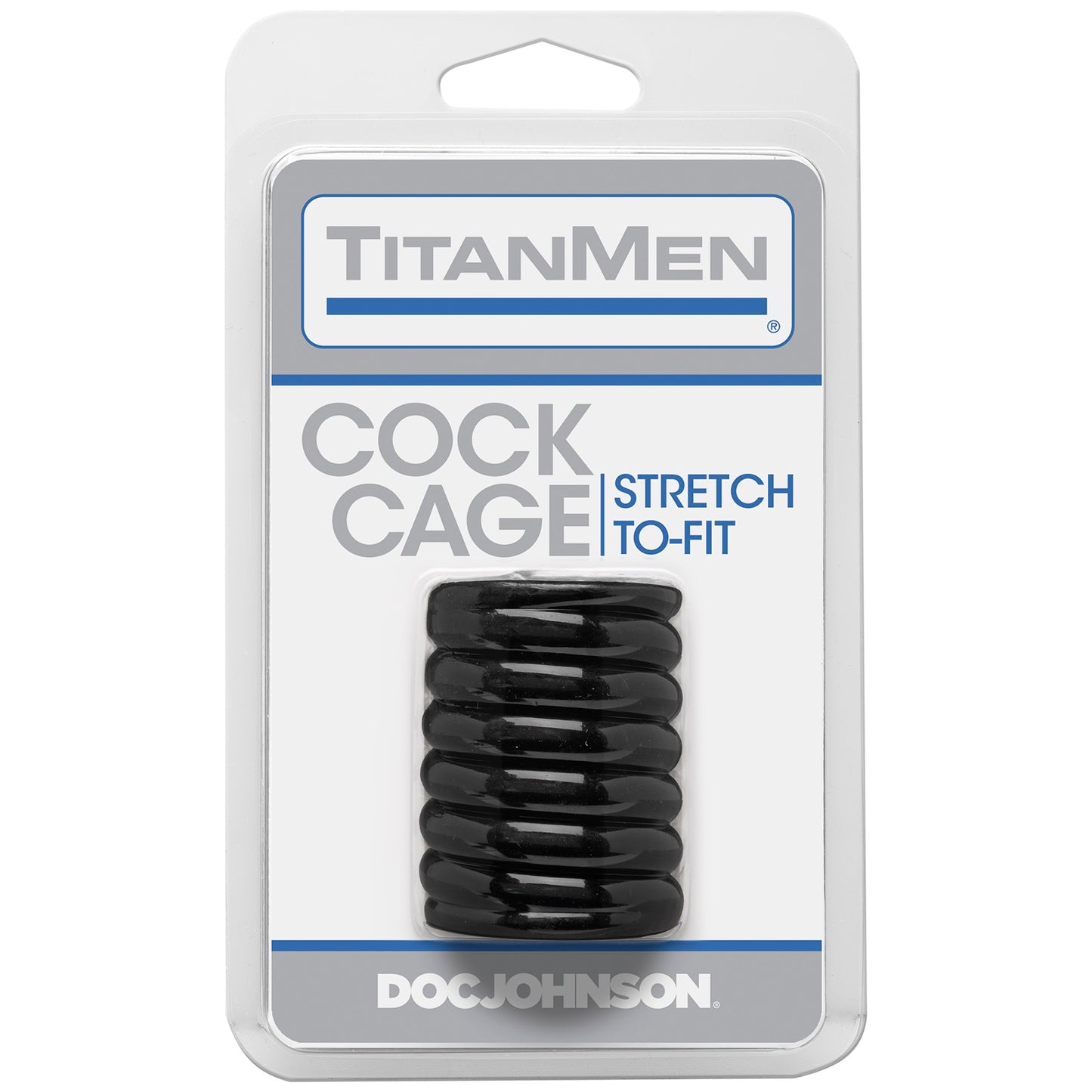 Titanmen Cock Cage - Black - Enhances Girth and Stamina