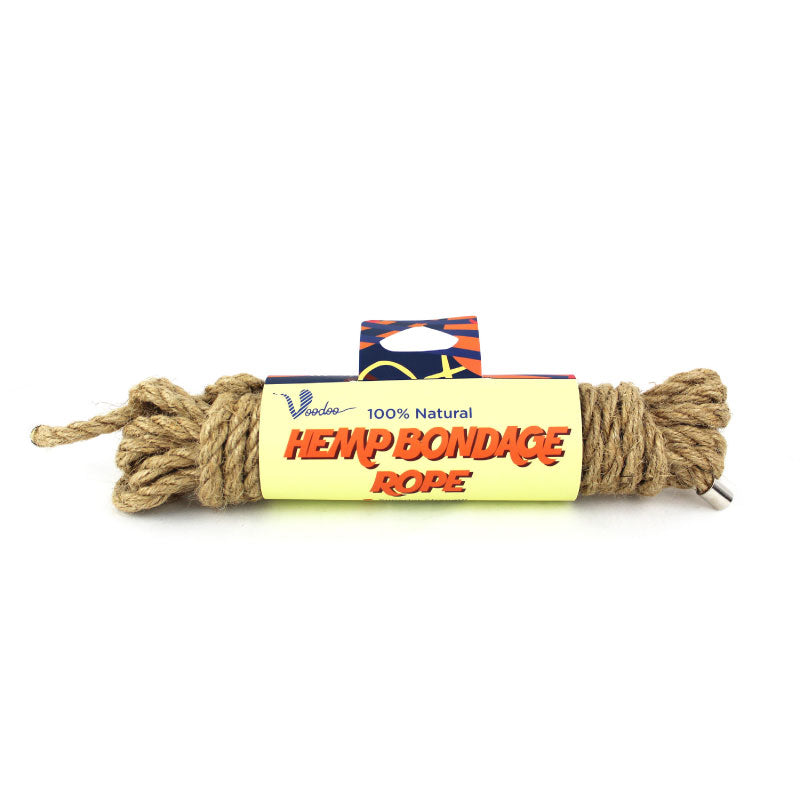 Voodoo 100% Natural Hemp Bondage Rope – Tan