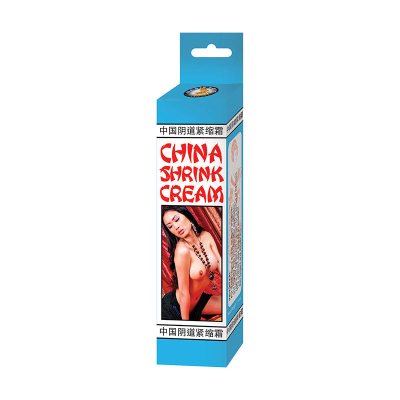 Nasstoys China Shrink Cream 1.5oz – Glycerin-Based Tightening Cream – Blue