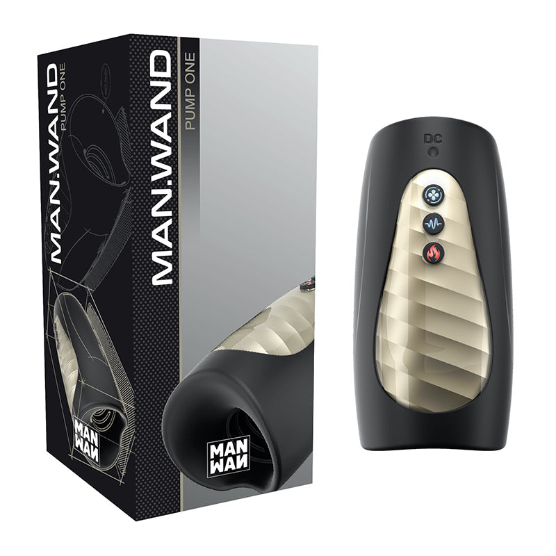 Lovely Planet Man.Wand Pump One Rechargeable Multi-Function Masturbator – Black