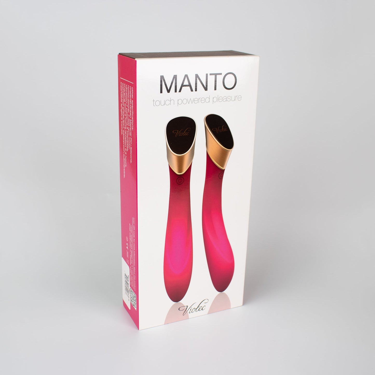 Viotec Manto Touch Panel G-Spot Vibrator – Fuchsia with Adjustable Intensity