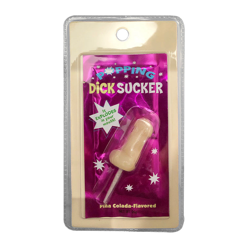 Kheper Games Popping Dick Suckers - Pina Colada Flavor - Vanilla/Ivory/Beige