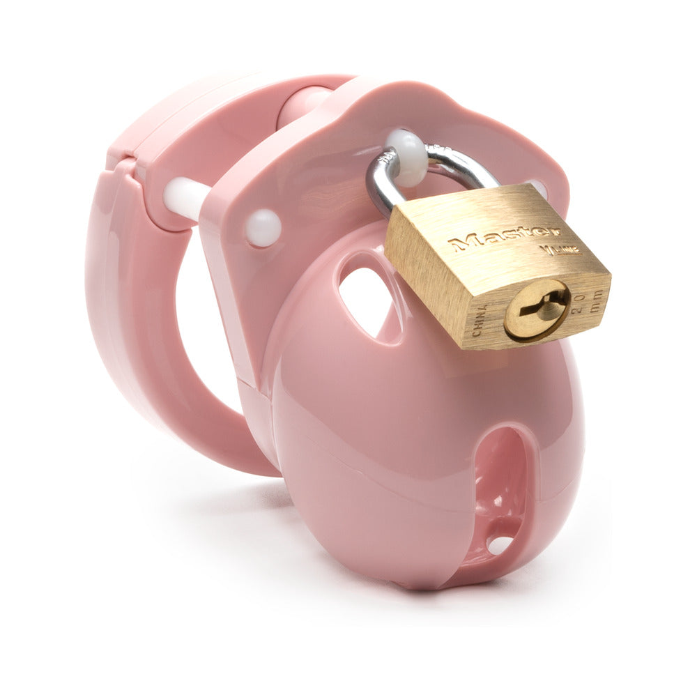 CB-X Mini Me Pink Male Chastity Device with Customizable Fit