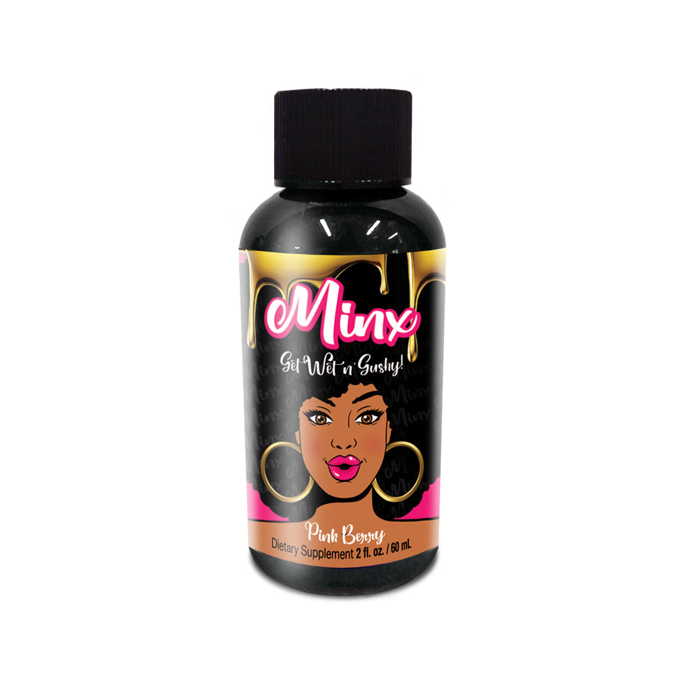 Minx Female Enhancement Shot 2 oz – Arousal Liquid for Enhanced Sensitivity – Dark Brown