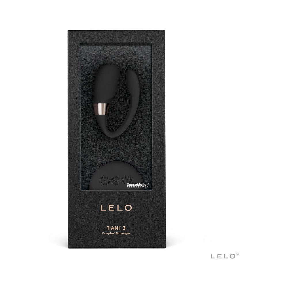 LELO TIANI 3 Rechargeable Dual Stimulation Couples Vibrator - Black
