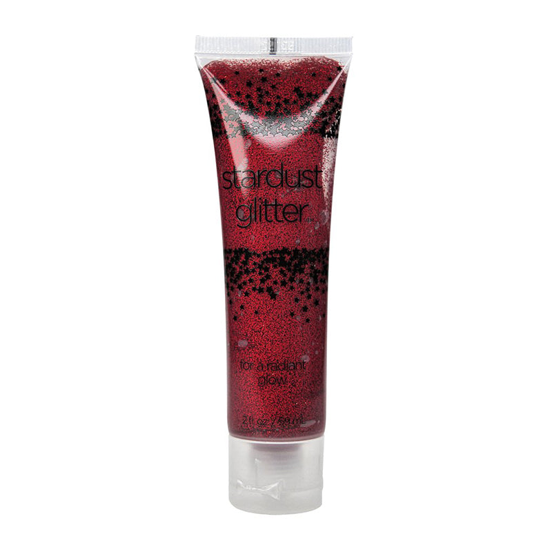Kingman Industries Stardust Glitter – Red – 2 Fluid Ounces