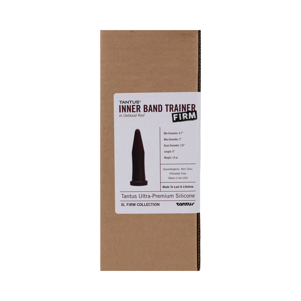 Tantus Inner Band Trainer Large Firm Dildo – Garnet