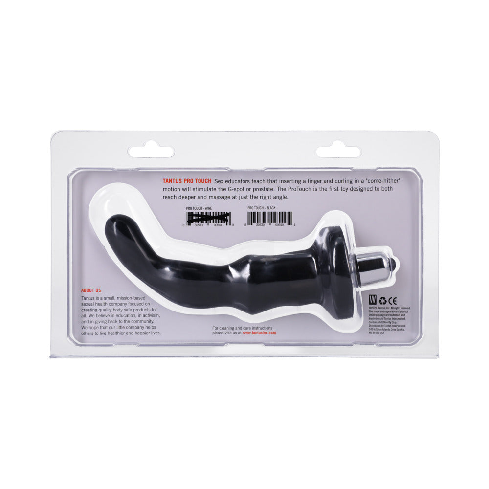 Tantus ProTouch Vibrating G-Spot and Prostate Massager – Black