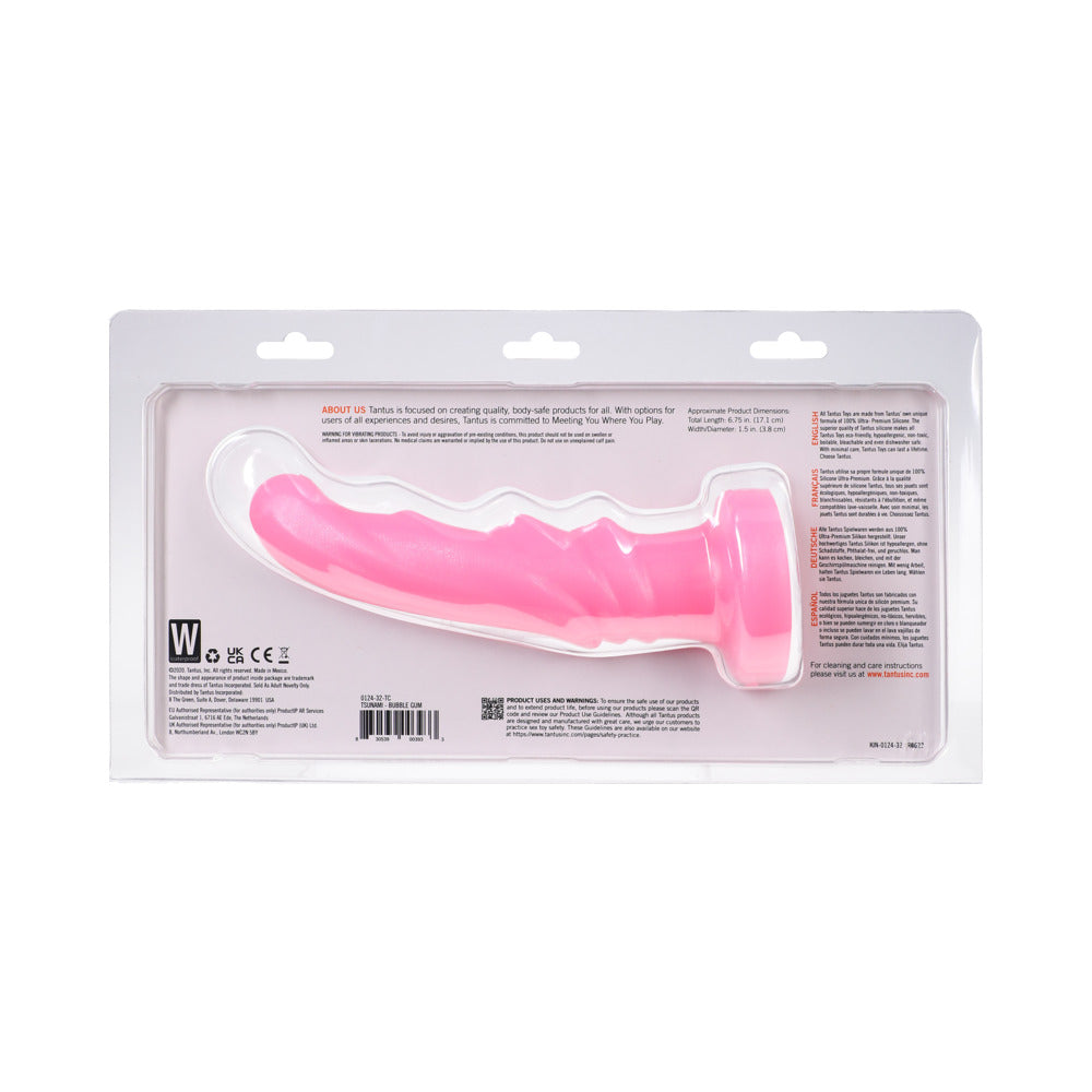 Tantus Tsunami Vibrating G-Spot Dildo - Waterproof - Light Pink