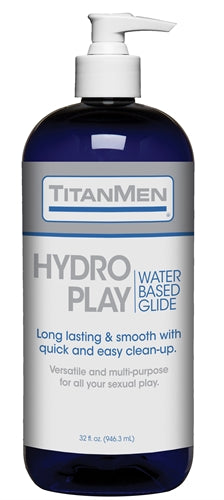 TitanMen Hydro Play Water Based Glide – 32 Fl. Oz.