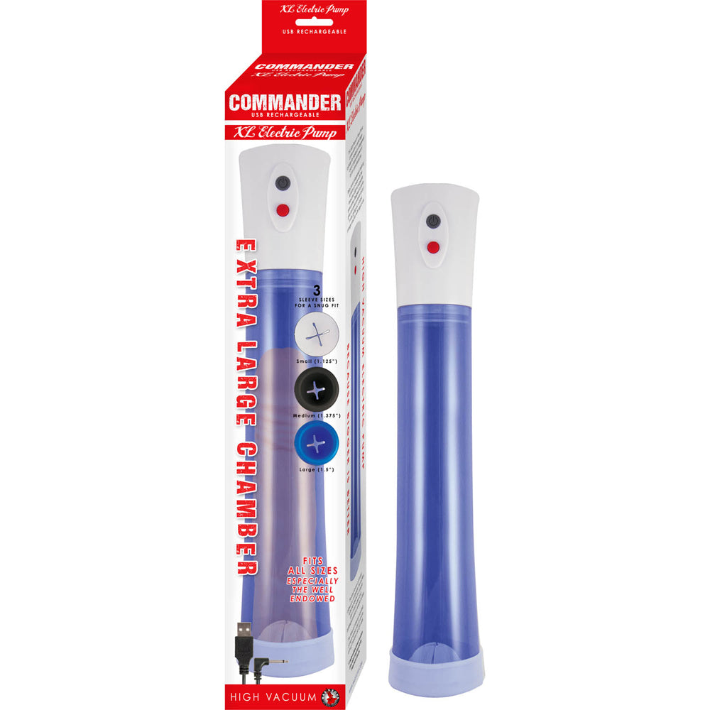 Nasstoys Commander Extra Large Electric Pump – Blue – High Vacuum Pump