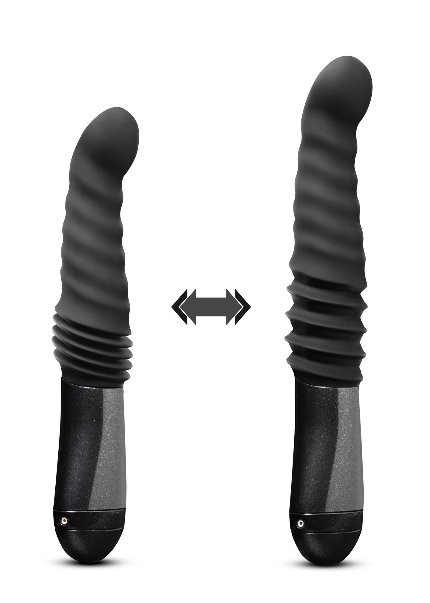 Temptasia Lazarus Thrusting Dildo with G-Spot Stimulation - Black