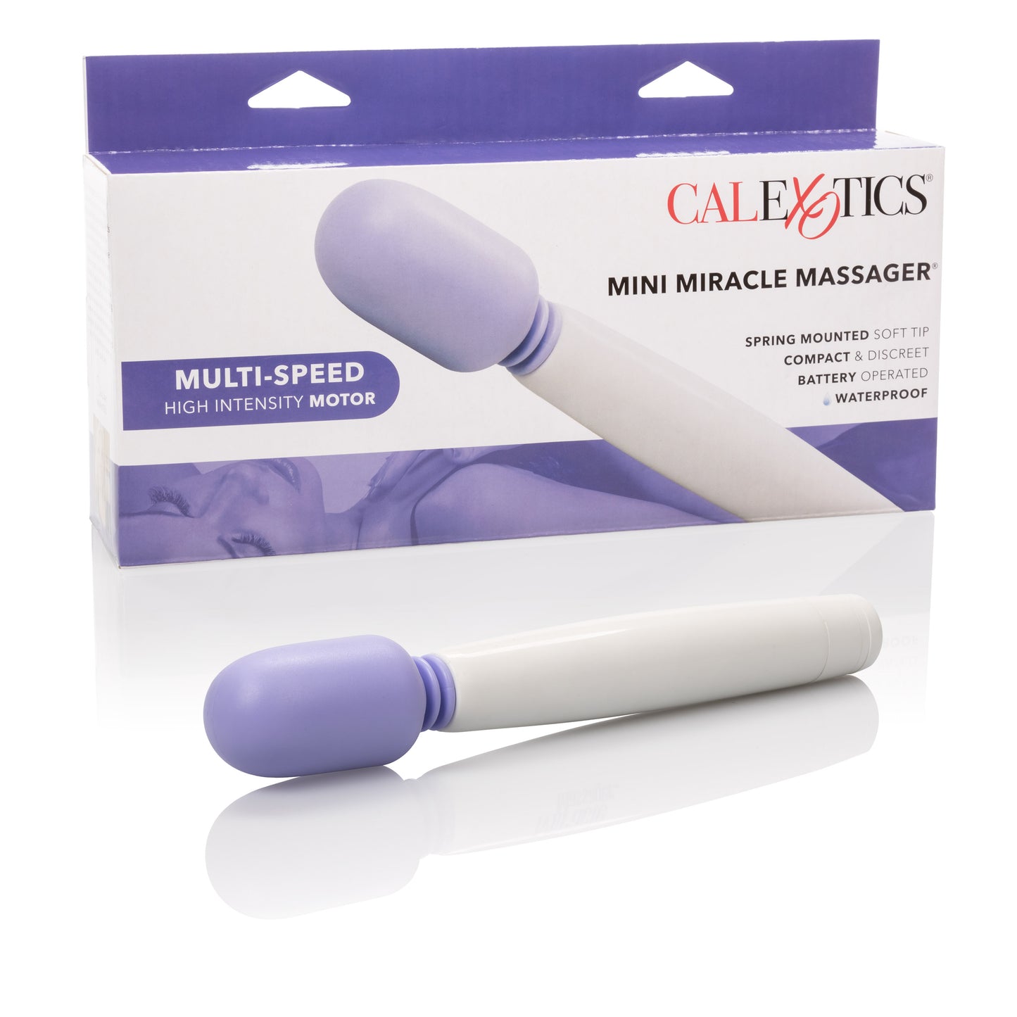 CalExotics My Mini Miracle Massager Wand – Multi-Speed – Purple