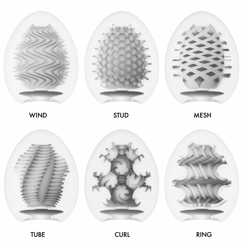 Tenga Egg Variety Pack Wonder – 6 pcs – Clear
