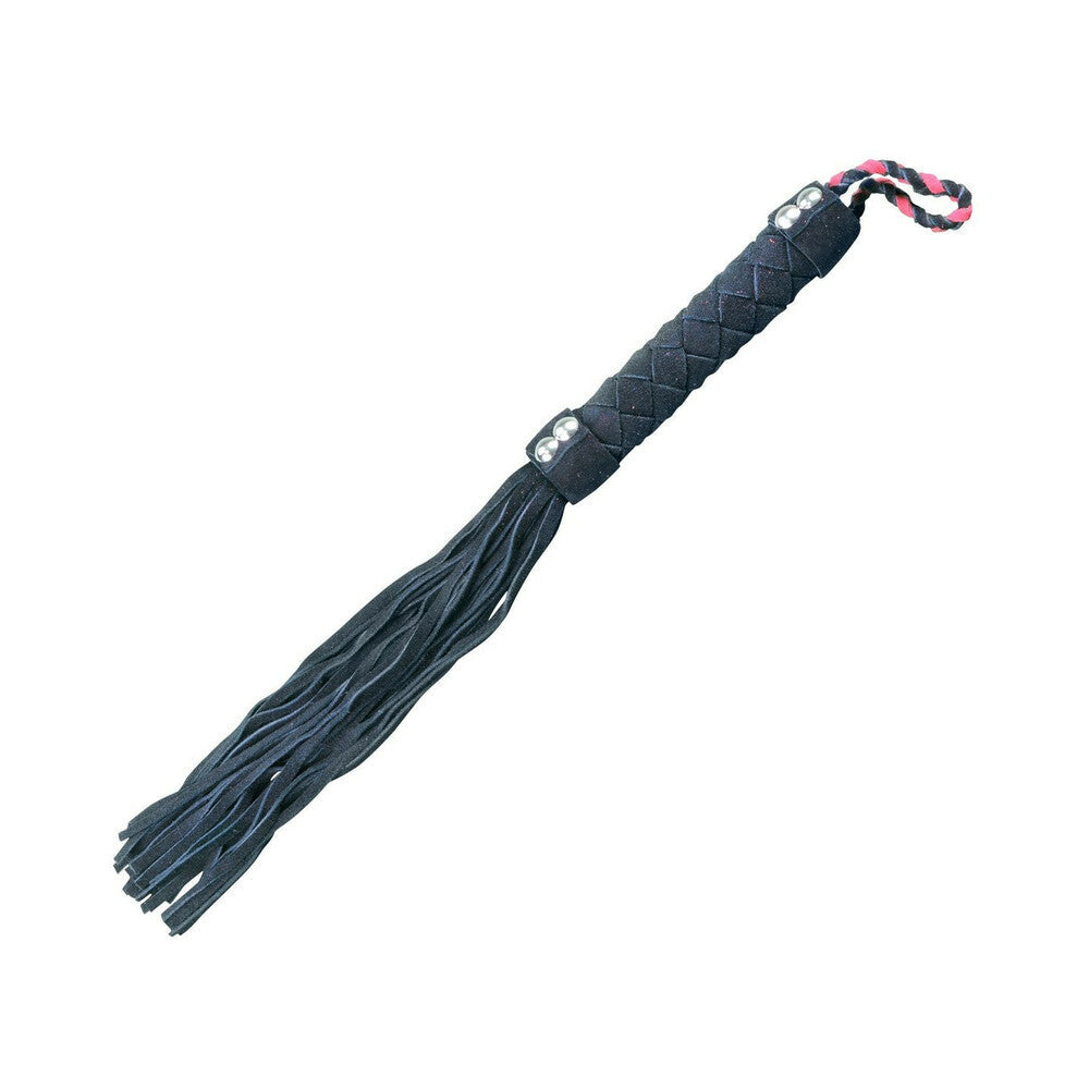 Ple''sur 15.5 in. Leather Flogger – Black