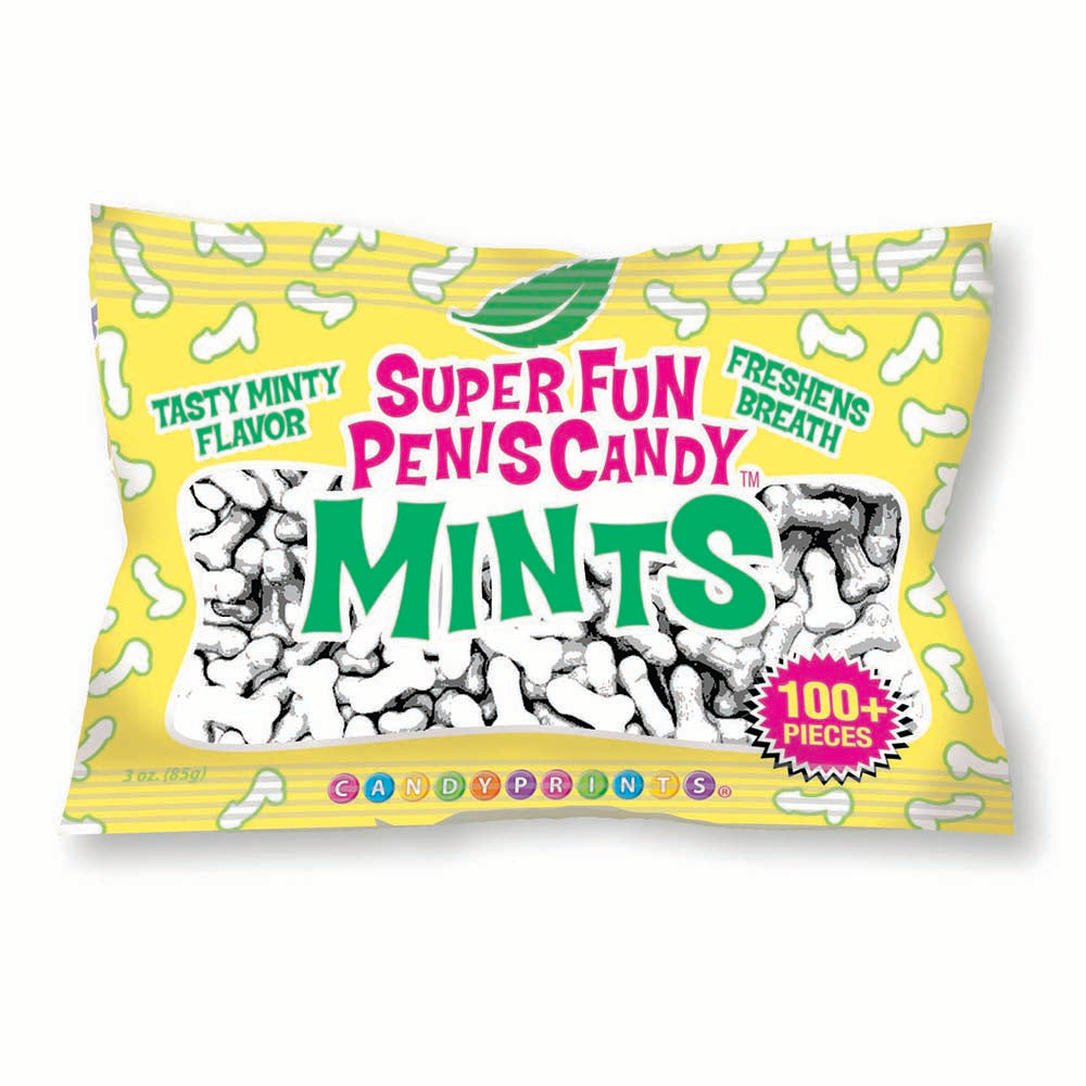 Little Genie Super Fun Penis Candy Mints – Yellow – 3 oz