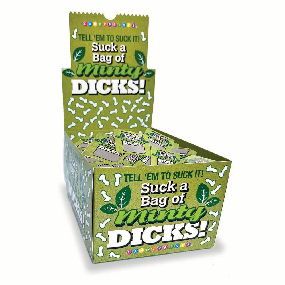Little Genie Suck a Bag of Minty Dicks Breath Mints – Green